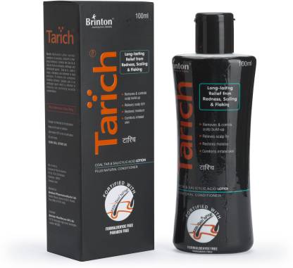 link Brinton Coal Tar Topical Solution Anti-Dandruff Treatment Lotion USP Grade Natural and Organic Coal Tar (100 ml)