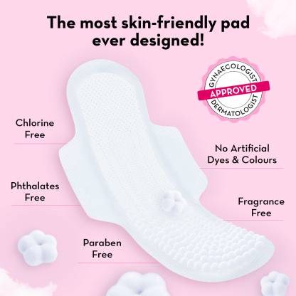 Plush 100% Pure U.S. Cotton Sanitary Pads Sanitary Pad (Pack of 17) Plush 100% Pure U.S. Cotton Sanitary Pads Sanitary Pad (Pack of 17)