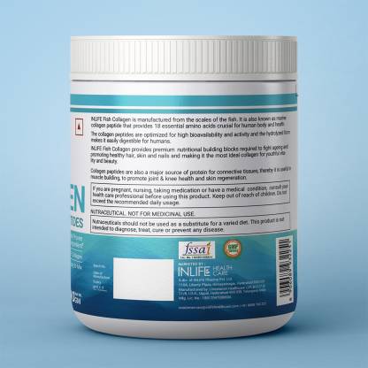Inlife Hydrolyzed Marine Fish Collagen Peptides Powder Skin Men Women 200g(Unflavoured) (200 g) Inlife Hydrolyzed Marine Fish Collagen Peptides Powder Skin Men Women 200g(Unflavoured) (200 g)
