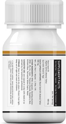 Inlife Black Seed Oil Extra Virgin Cold Presed 500 mg - Vegetarian Capsules (60 No) Inlife Black Seed Oil Extra Virgin Cold Presed 500 mg - Vegetarian Capsules (60 No)