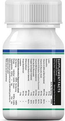 Inlife Eye Health Supplements to Improve Vision & Protects Eyes from Oxidative Stress (60 Capsules) Inlife Eye Health Supplements to Improve Vision & Protects Eyes from Oxidative Stress (60 Capsules)