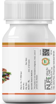 Inlife Flaxseed Oil 60 Vegetarian Capsules (500mg) Extra Virgin Cold Pressed Oil (60 No) Inlife Flaxseed Oil 60 Vegetarian Capsules (500mg) Extra Virgin Cold Pressed Oil (60 No)
