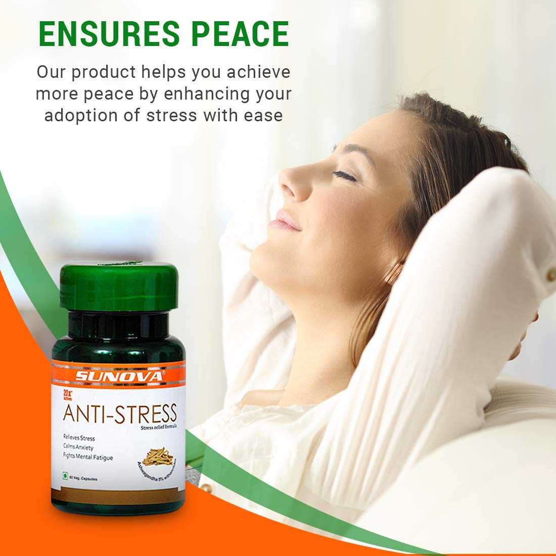 SUNOVA Anti-Stress Self Relief Formula (60 No) SUNOVA Anti-Stress Self Relief Formula (60 No)