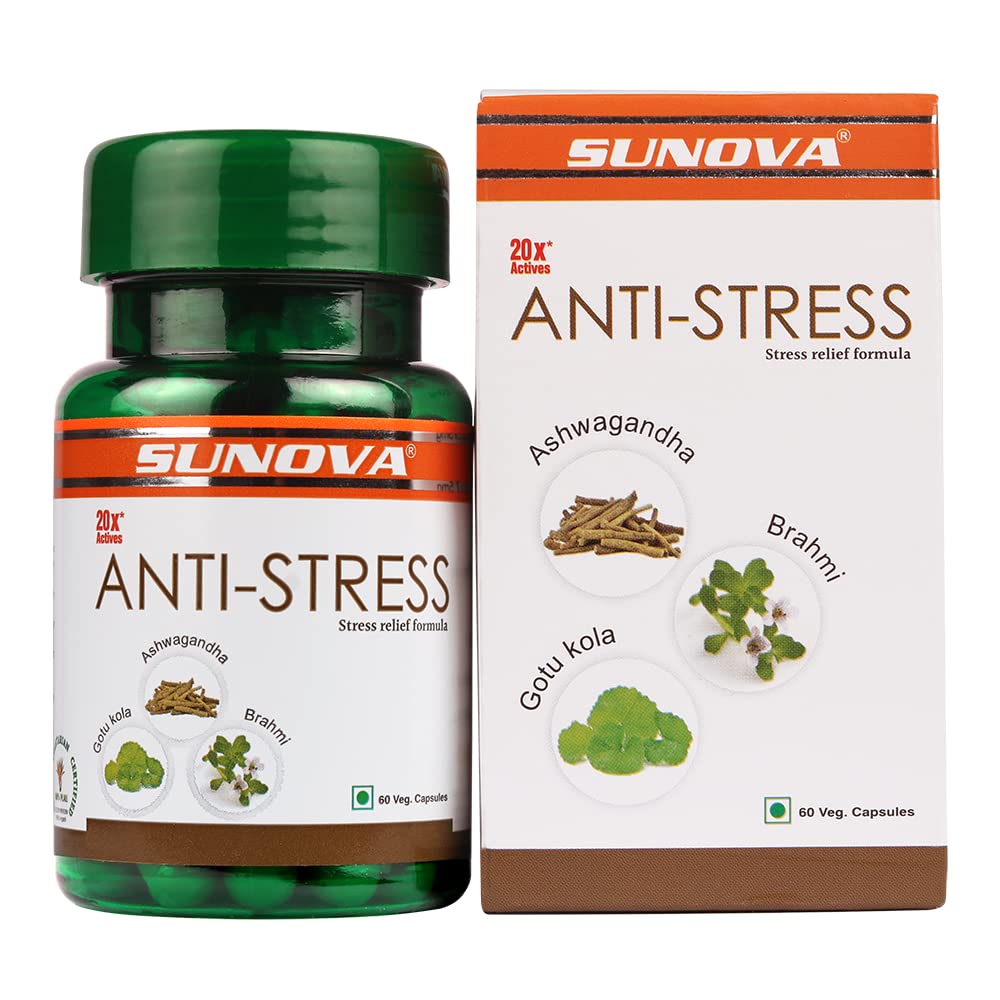 SUNOVA Anti-Stress Self Relief Formula (60 No) SUNOVA Anti-Stress Self Relief Formula (60 No)