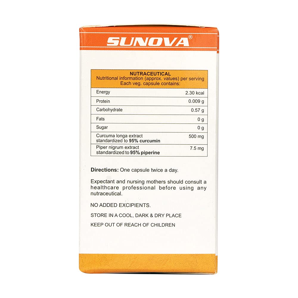 SUNOVA CURCUMIN-500 (60 capsules) SUNOVA CURCUMIN-500 (60 capsules)