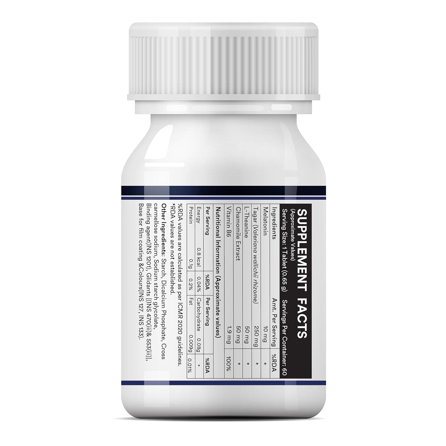 INLIFE Melatonin 10mg with Tagar 250mg 60 Tablets Enhanced with Vitamin B6 & Chamomile Extract May Support Restful Sleep Relaxation Non-Habit Forming Supports Eye Health INLIFE Melatonin 10mg with Tagar 250mg 60 Tablets Enhanced with Vitamin B6 & Chamomile Extract May Support Restful Sleep Relaxation Non-Habit Forming Supports Eye Health