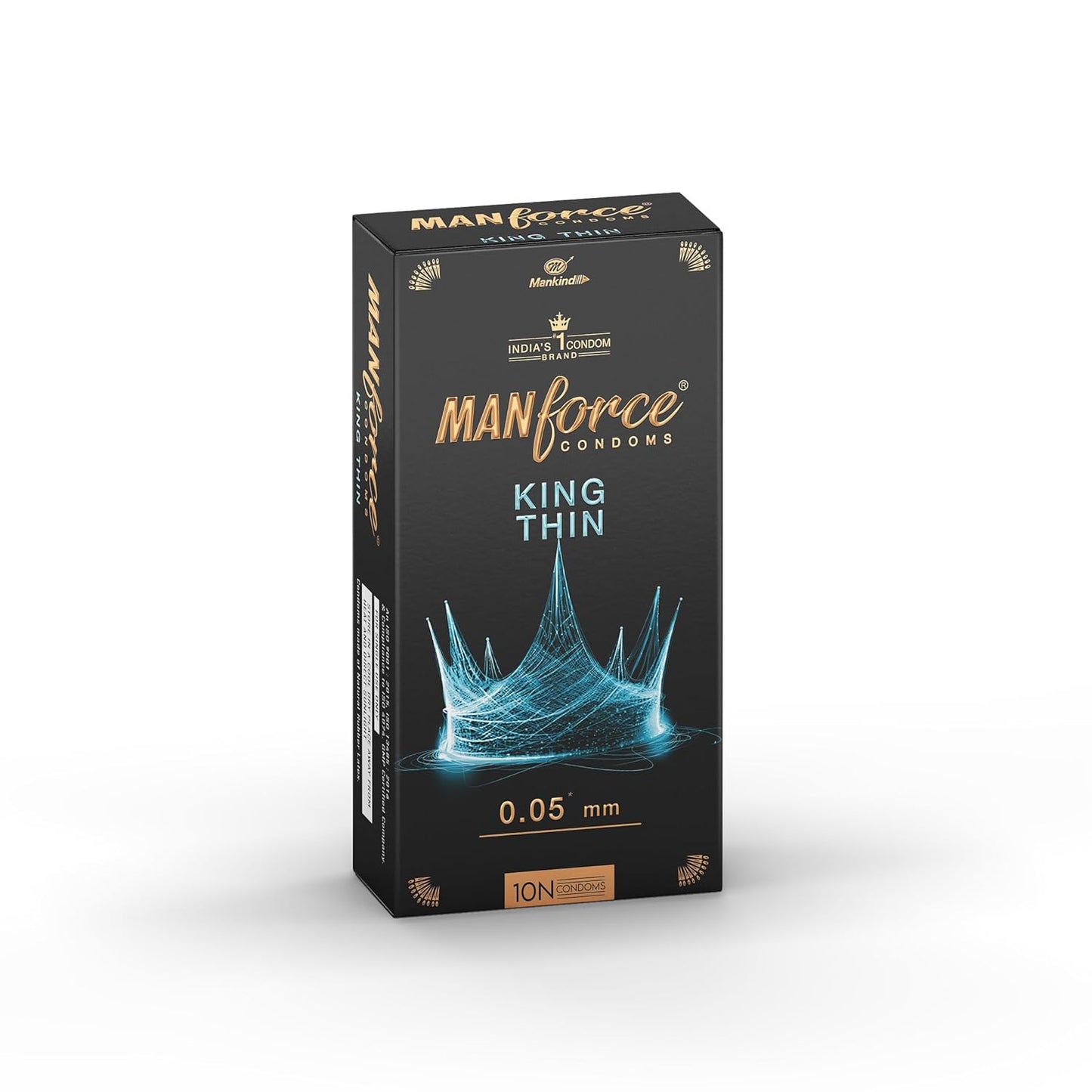 link Manforce King Thin Condoms (10pcs) + Lavender Lube (60ml)