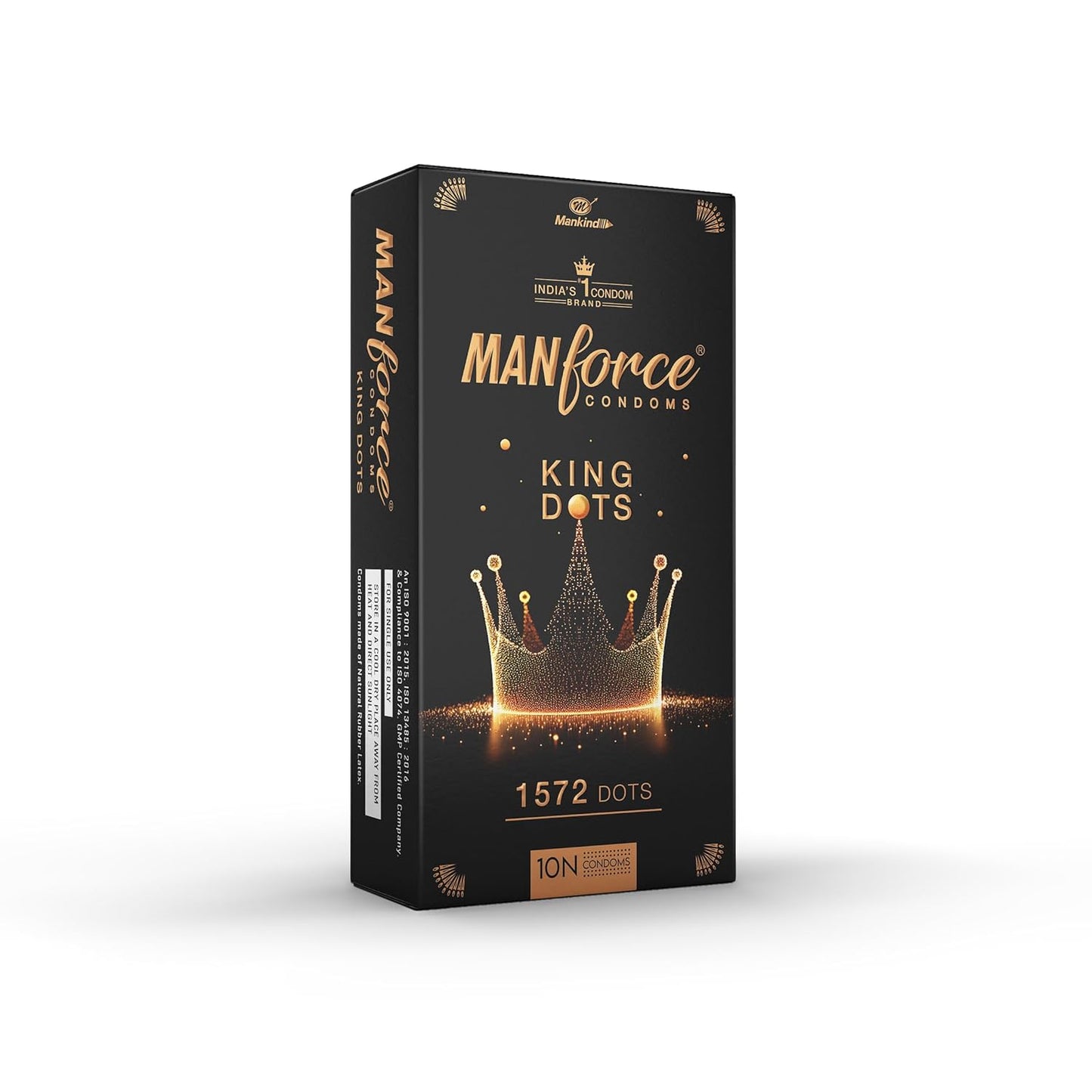 link Manforce King Dots Condoms (10pcs) + Epic Lavender Lube (60ml)