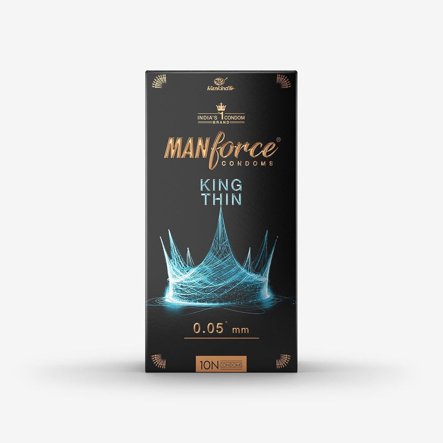 link Manforce King Thin Condoms (10pcs) + Lavender Lube (60ml)