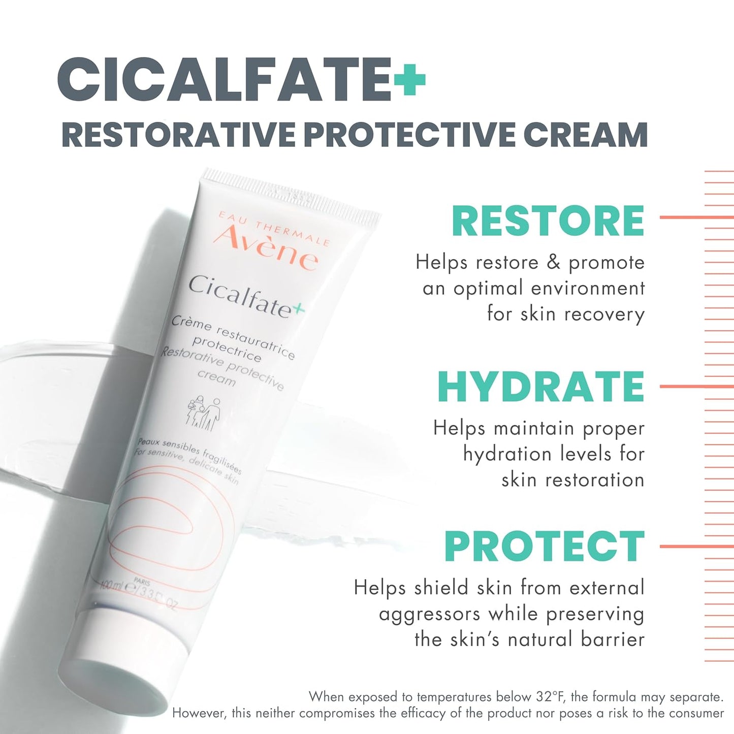 Avene Cicalfate Restorative Protective Cream 100ml Avene Cicalfate Restorative Protective Cream 100ml
