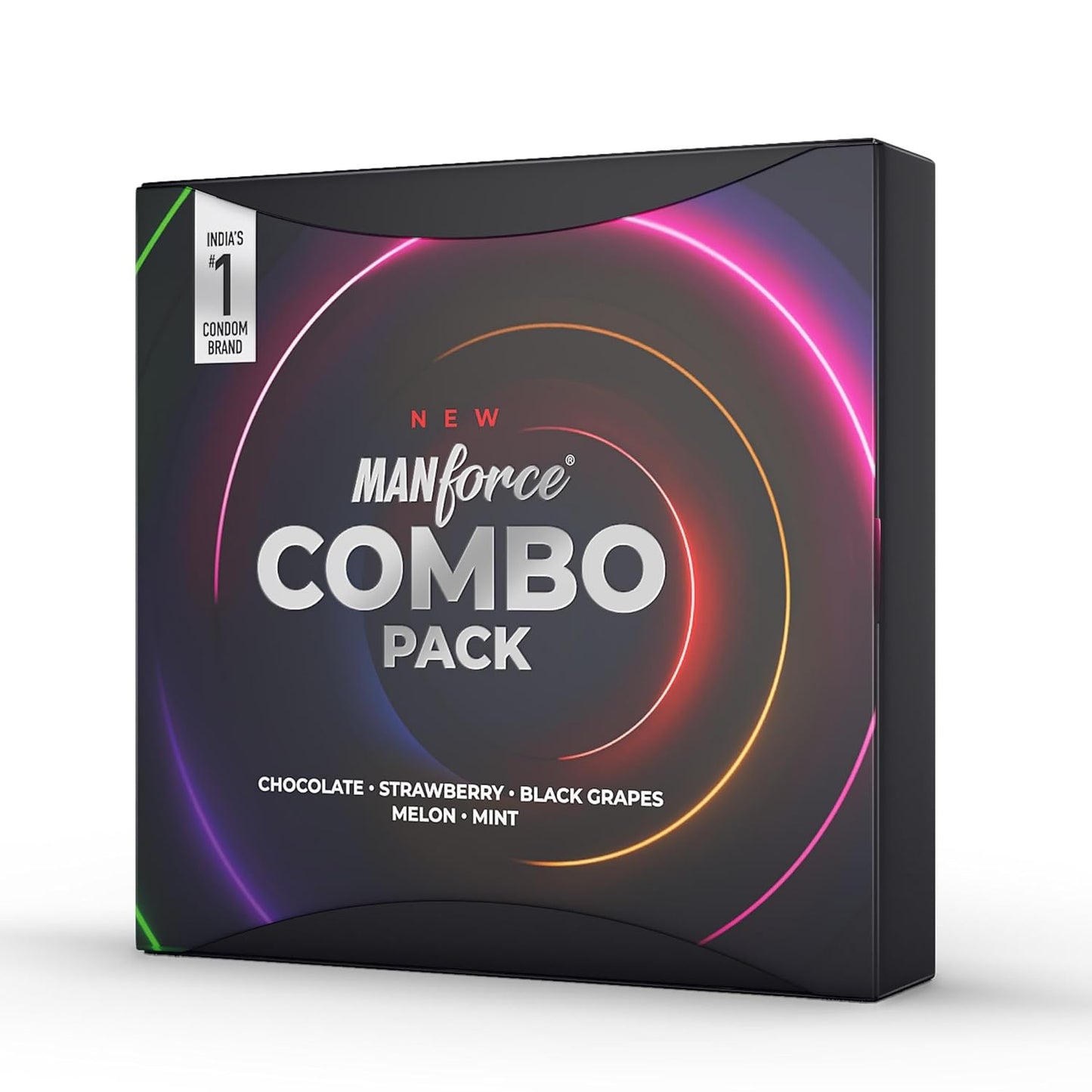 link Manforce Flavor Variety Condoms (20 Pack) + Lavender Lube