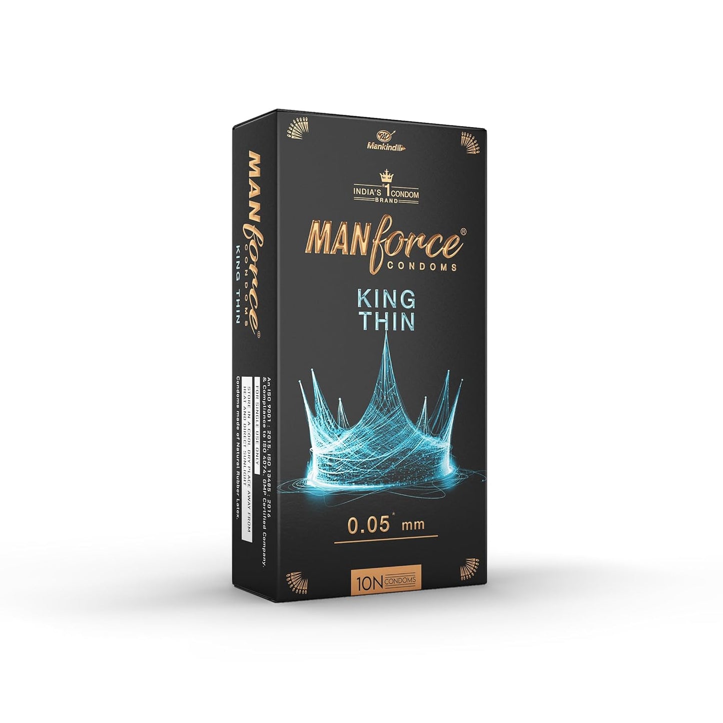 link Manforce King Thin Condoms (10pcs) + Lavender Lube (60ml)