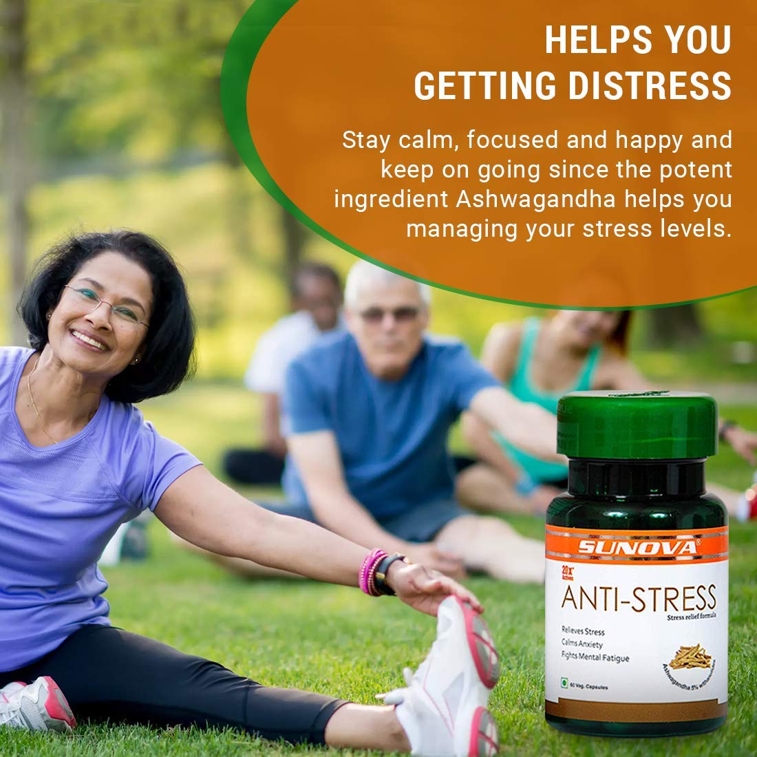 SUNOVA Anti-Stress Self Relief Formula (60 No) SUNOVA Anti-Stress Self Relief Formula (60 No)