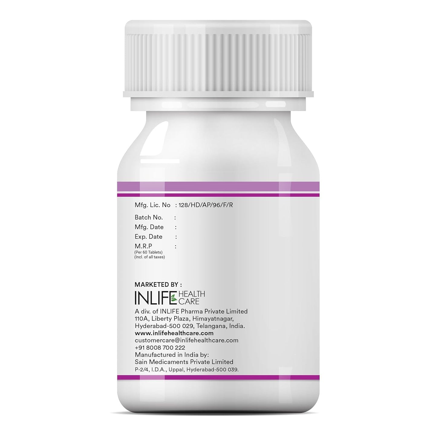 INLIFE Vitamin B12 (Methylcobalamin) 1500mcg Supplement with ALA Folic Acid Vitamin D3 Nerve and Brain Health for Men & Women 60 Tablets INLIFE Vitamin B12 (Methylcobalamin) 1500mcg Supplement with ALA Folic Acid Vitamin D3 Nerve and Brain Health for Men & Women 60 Tablets