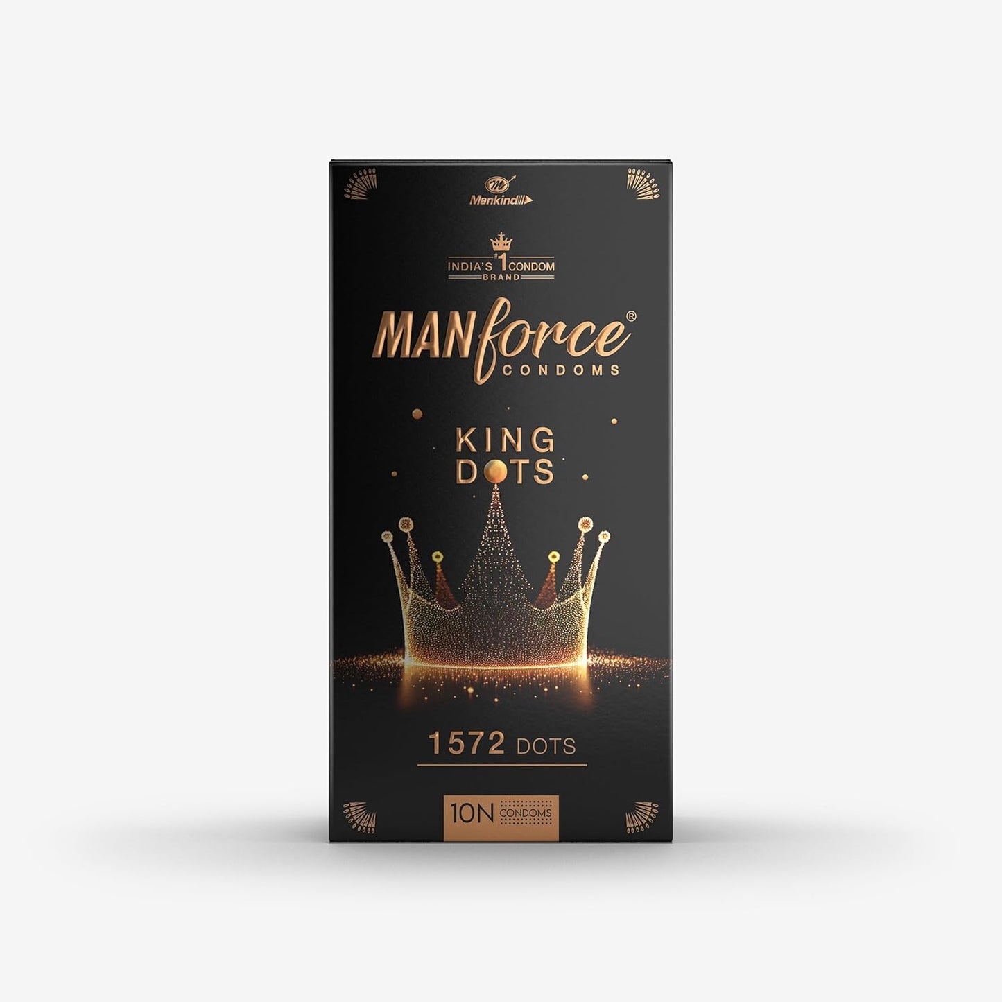link Manforce King Dots Condoms (10pcs) + Epic Lavender Lube (60ml)