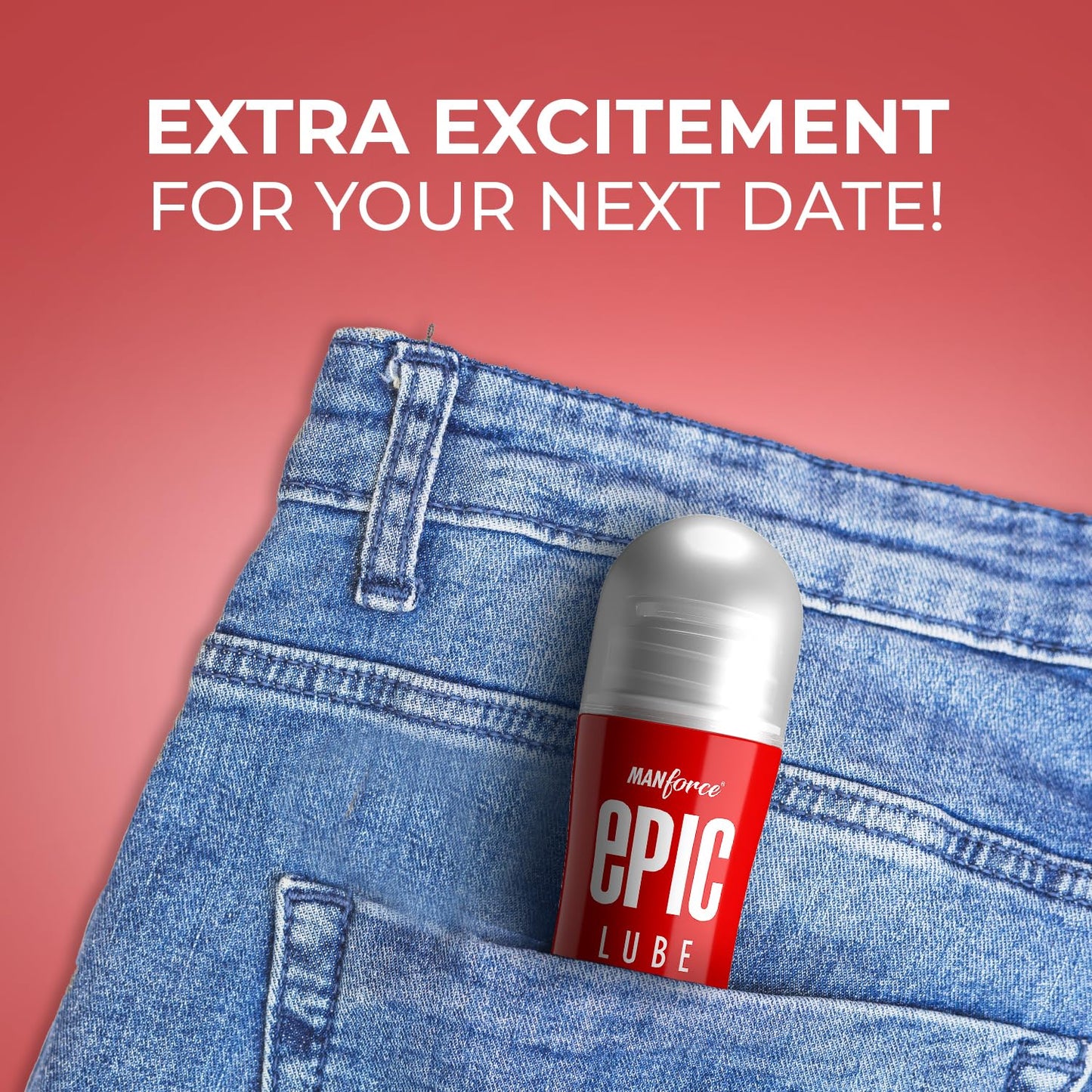 link Manforce Epic Thinx Ultra thin Condom + Strawberry Lube
