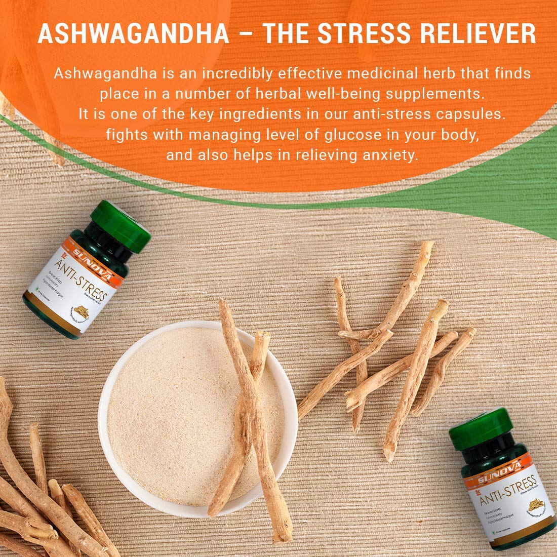 SUNOVA Anti-Stress Self Relief Formula (60 No) SUNOVA Anti-Stress Self Relief Formula (60 No)