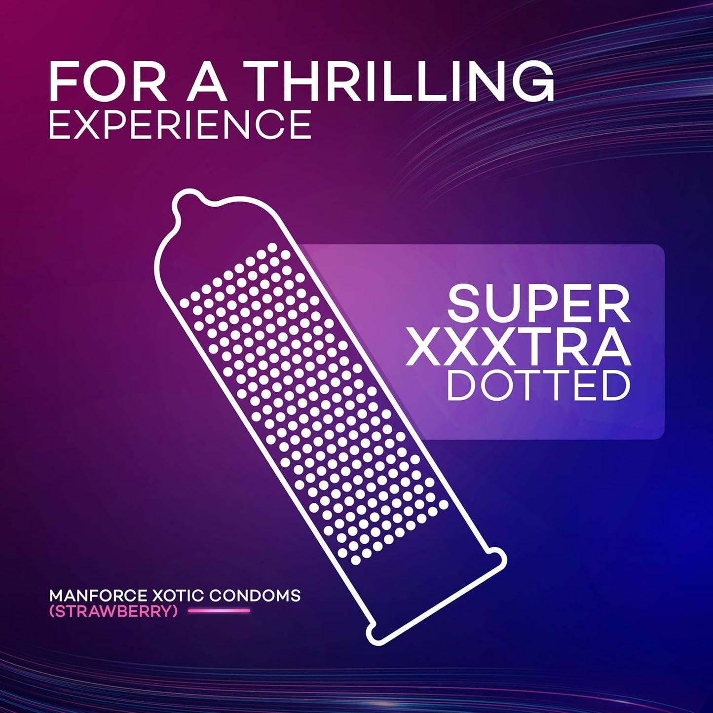 link Manforce Flavor Variety Condoms (20 Pack) + Strawberry Lube