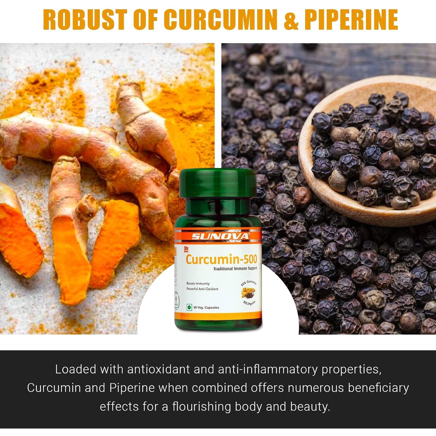 SUNOVA CURCUMIN-500 (60 capsules) SUNOVA CURCUMIN-500 (60 capsules)