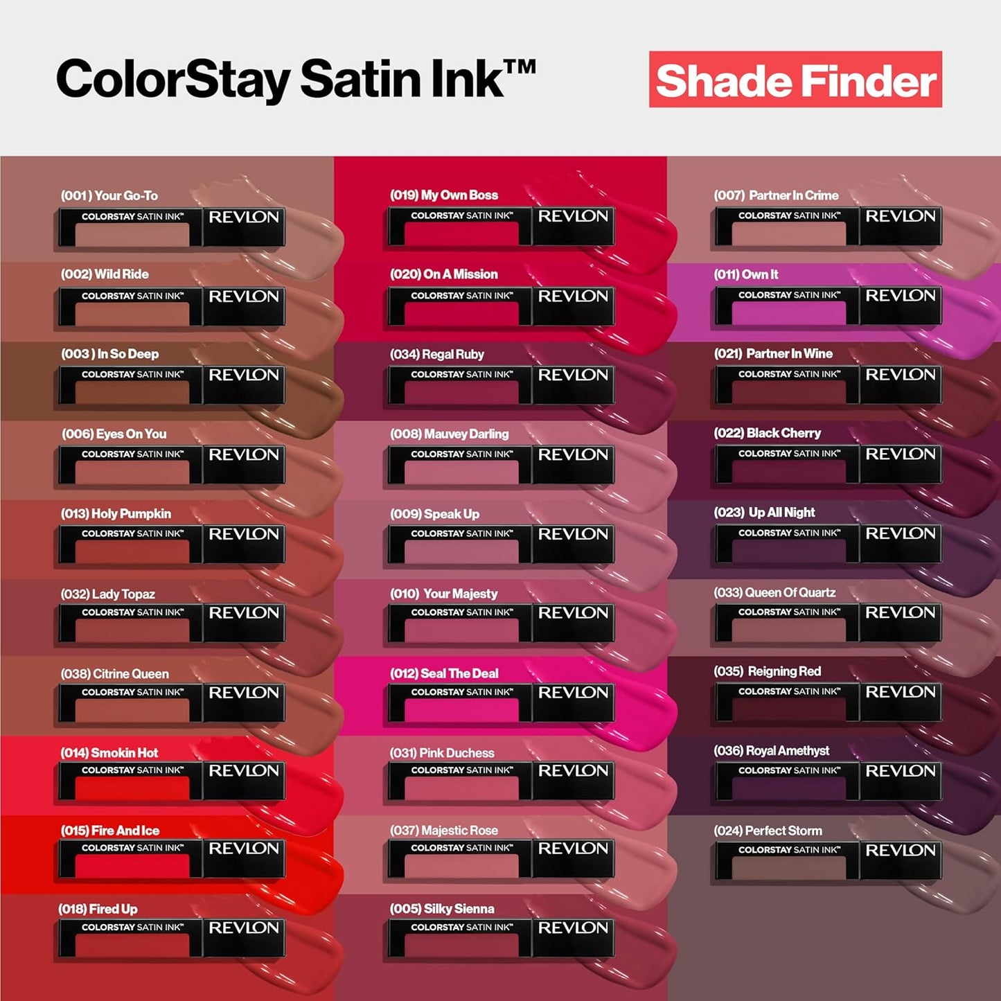 Revlon ColorStay Satin Ink Liquid Lipstick | Longlasting 16 Hrs| Smudge Proof | Vitamin E- Your Majesty 5ml Revlon ColorStay Satin Ink Liquid Lipstick | Longlasting 16 Hrs| Smudge Proof | Vitamin E- Your Majesty 5ml