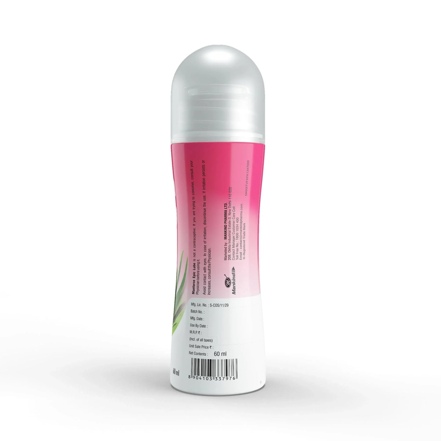 link Manforce Epic Litchi Aloe Vera Lube - 60ml