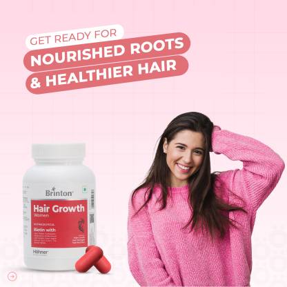 link Brinton Hair Growth Women (60 Veg Tablets)