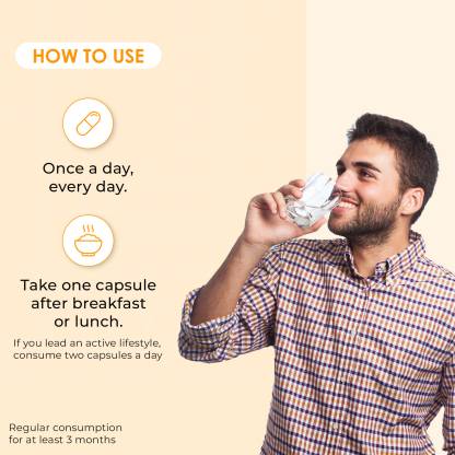 link Brinton Omega 3 Fish Oil Triple Strength with 1000mg 550mg EPA & 350mg DHA for Heart Eye Brain & Joint Health | For Men & Women - 90 Capsules