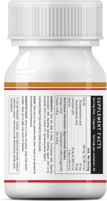 Inlife Fish Oil Omega 3 Coenzyme Q10 Supplement Capsules (60 No) Inlife Fish Oil Omega 3 Coenzyme Q10 Supplement Capsules (60 No)
