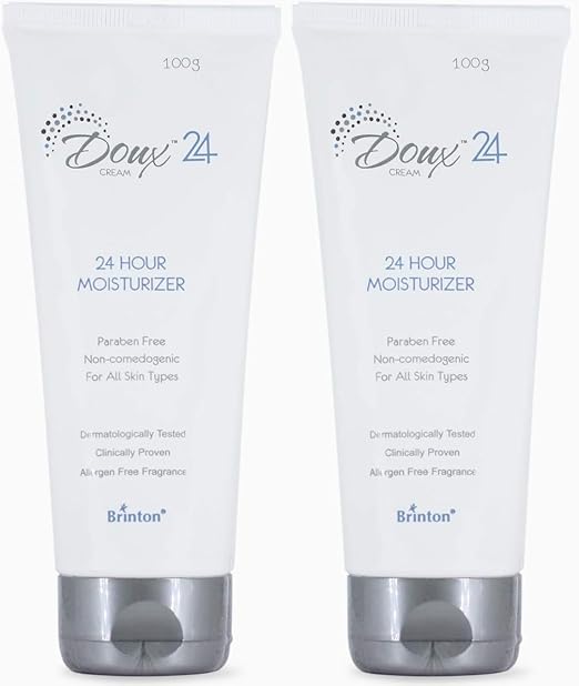 link Brinton Doux 24 Hour Moisturizer Cream Face Moisturizer For Women Ladies Men Man 100 g blue