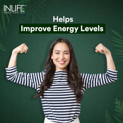 Inlife Plant Based B12 Supplements - Boost Energy Nervous System Support Veg Capsules (120 No) Inlife Plant Based B12 Supplements - Boost Energy Nervous System Support Veg Capsules (120 No)