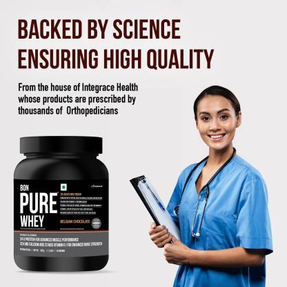 BON PURE WHEY |500g 14 Servings in Pack of 1| The HOLISTIC WHEY PROTEIN | Muscle Building Bone Strength Immunity Healthy Skin Hair and Nails BON PURE WHEY |500g 14 Servings in Pack of 1| The HOLISTIC WHEY PROTEIN | Muscle Building Bone Strength Immunity Healthy Skin Hair and Nails
