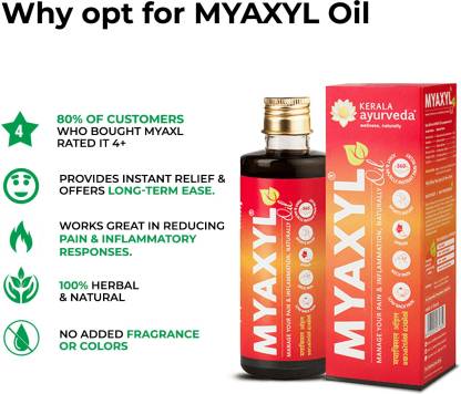 Kerala Ayurveda Myaxyl Oil 200 ml Liquid (200 ml) Kerala Ayurveda Myaxyl Oil 200 ml Liquid (200 ml)