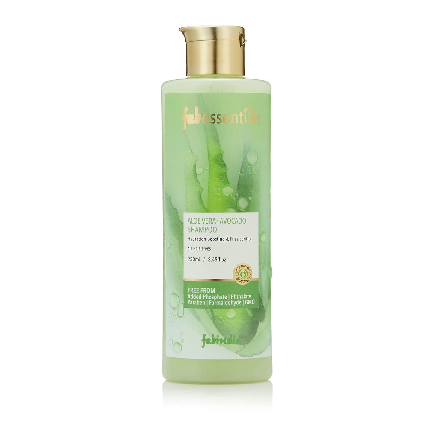Fabessentials Aloe Vera Avocado Shampoo | enriched with Vitamin E | Hydration Boosting & Frizz Control | PH 5.5 |Replenishes Dull Lifeless Strands & Restores Hydration - 200 ml Fabessentials Aloe Vera Avocado Shampoo | enriched with Vitamin E | Hydration Boosting & Frizz Control | PH 5.5 |Replenishes Dull Lifeless Strands & Restores Hydration - 200 ml