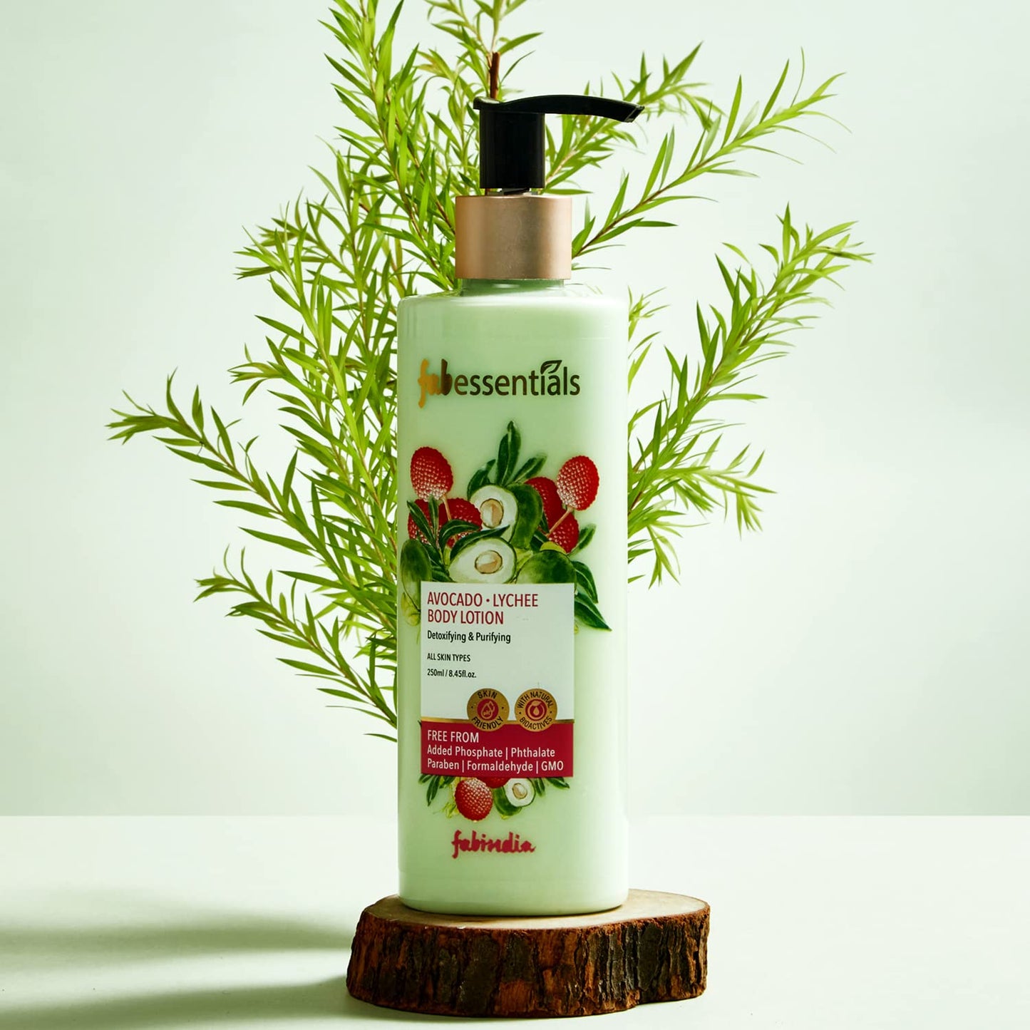 Fabessentials Avocado Lychee Body Lotion | enriched with Almond Oil | Detoxifying & Purifying Lotions that Moisturises & Nourishes | Protects against sunburn and free radical damage - 250 ml Fabessentials Avocado Lychee Body Lotion | enriched with Almond Oil | Detoxifying & Purifying Lotions that Moisturises & Nourishes | Protects against sunburn and free radical damage - 250 ml