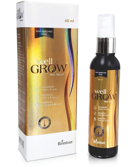 link Brinton Wellgrow Anti Hair Loss Serum For Hair Care For Men & Women 60 ml