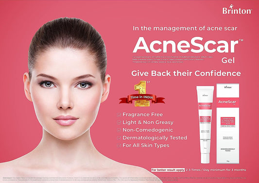 link Brinton AcneScar Advanced Gel to Reduce Acne Scars & Acne pits -15gm