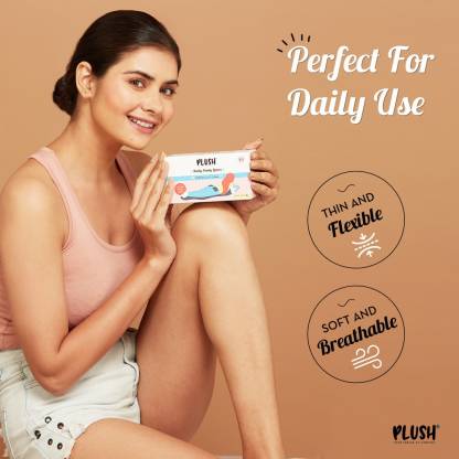 PLUSH Daily cotton Pantyliner (Pack of 40) PLUSH Daily cotton Pantyliner (Pack of 40)