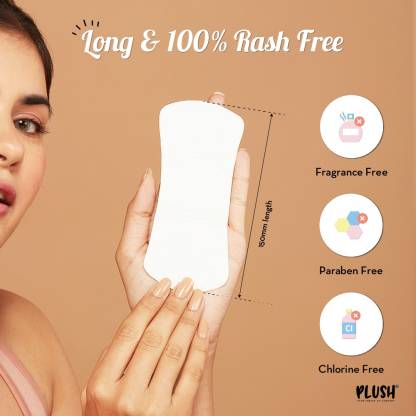 PLUSH Daily cotton Pantyliner (Pack of 40) PLUSH Daily cotton Pantyliner (Pack of 40)