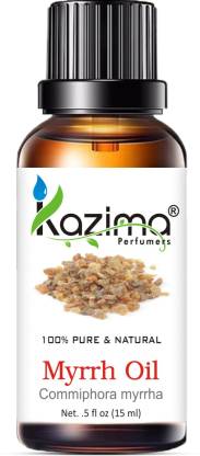 KAZIMA Myrrh Essential Oil (15ML) Pure Natural For Skin Care & Hair Treatment  (15 ml)