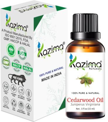 KAZIMA Pure Cedarwood Oil - Beauty And Skin Benefits  (15 ml)