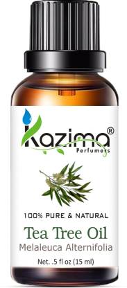 KAZIMA Tea Tree Essential Oil (15ML) Pure Natural For Skin care & Hair treatment Hair Oil  (15 ml)