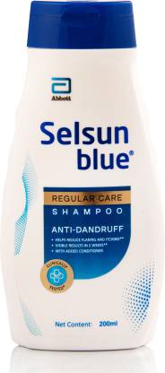 Selsun Blue Regular Care Anti Dandruff Shampoo Clears away dandruff flakes  (200 ml)