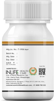 Inlife Black Seed Oil Extra Virgin Cold Pressed 500 mg - Vegetarian Capsules  (60 No)