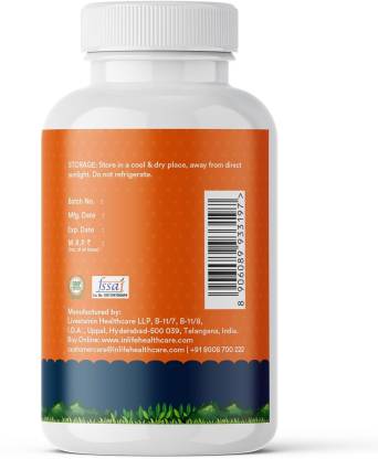 Inlife Ashwagandha for Dogs 60 Vegetarian Capsules Pet Health Supplements  (500 mg)