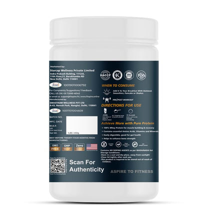 Fitspire Fit Super Whey Protein  35g Protein  7.8g BCAA  Muscle Growth  Recovery Whey Protein  (1 pounds Cookie  Cream)