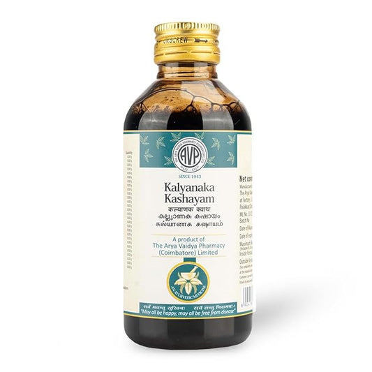 THE ARYA VAIDYA PHARMACY (COIMBATORE) LIMITED AVP Kalyanaka Kashayam 200ML|Herbal Concoction | Purifies Blood