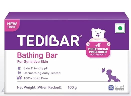 Tedibar Moisturising Baby Bathing Bar 100g