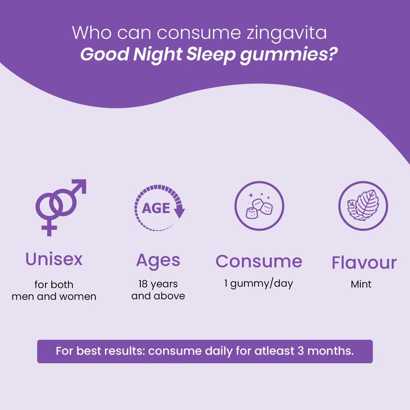 Zingavita 5mg Melatonin Sleep Gummies with 100mg Ashwagandha & Honey  Relaxation and Recovery  Helps You Fall Asleep Faster  Wake Up Refreshed  For Men & Women  30 Gummies