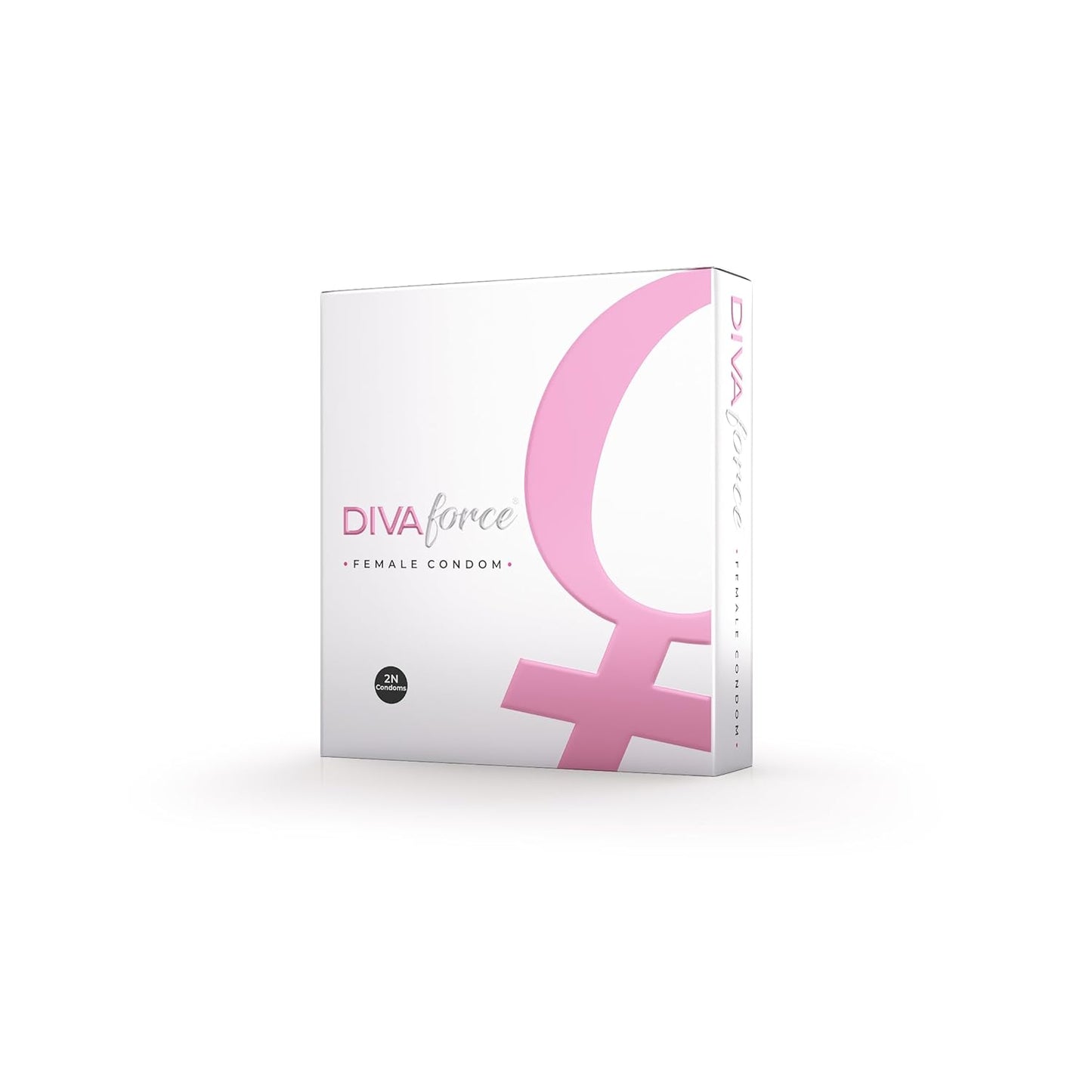 Divaforce Female Condoms - 2 Count| Lavender scented| Unique design| No side effects