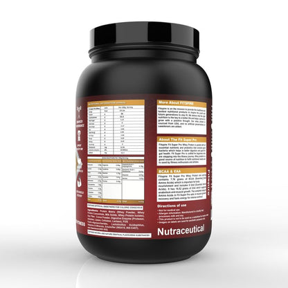 Fitspire Super Pro Whey Protein  36g Protein  7.8g BCAA  Whey Protein  (1 kg DOUBLE CHOCOLATE)